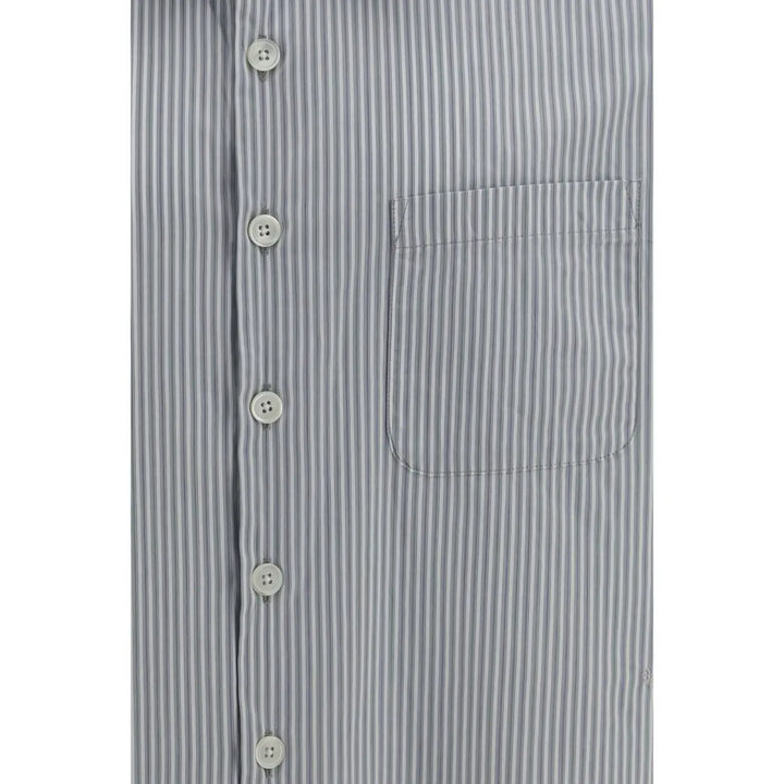 Our Legacy Gray Cotton Pattern Shirt
