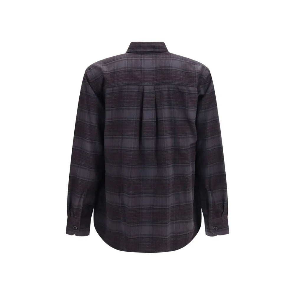 Our Legacy Gray Cotton Pattern Shirt