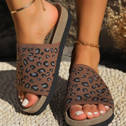 Wild Style: Leopard Sandals in All Sizes! Shoes Sneakers Trendsi