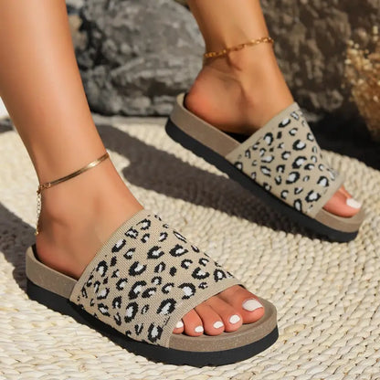 Wild Style: Leopard Sandals in All Sizes! Shoes Sneakers Trendsi