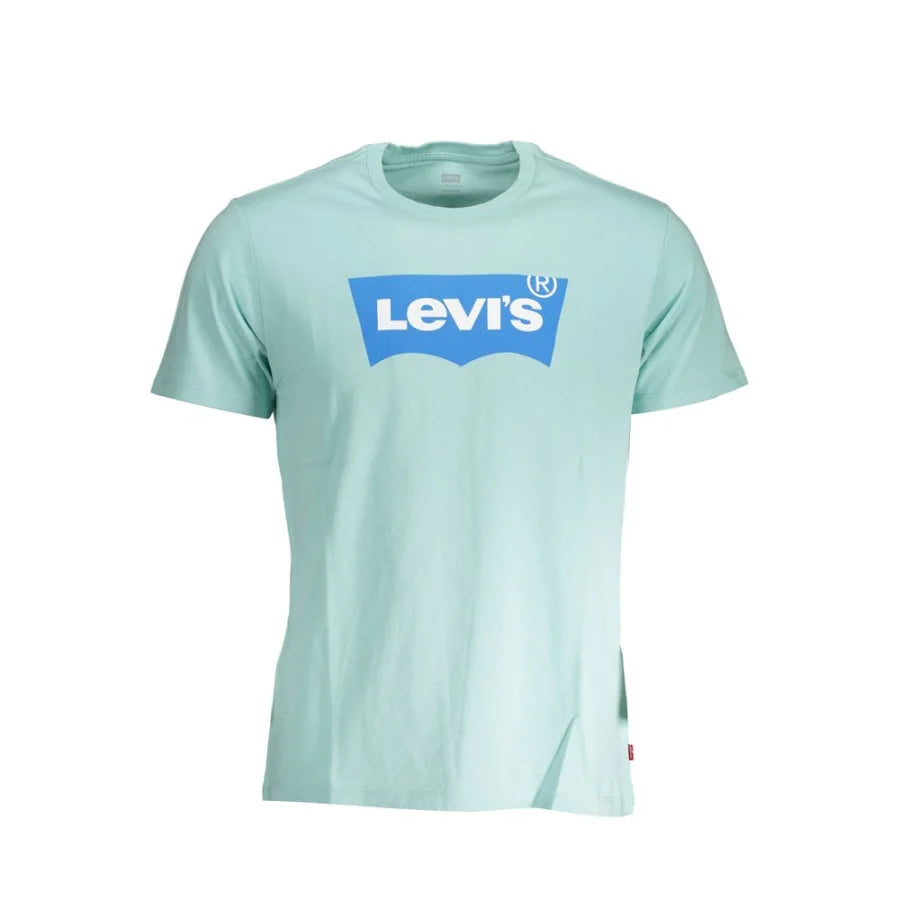 Levi’s Azzurro Cotton Men T-Shirt