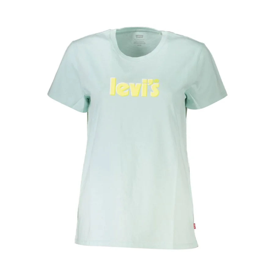 Levi’s Azzurro Cotton Women T-Shirt