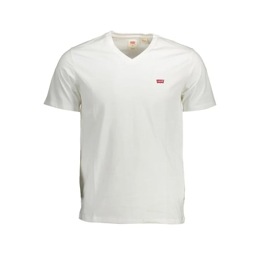 Levi’s Bianco Cotton Men T-Shirt