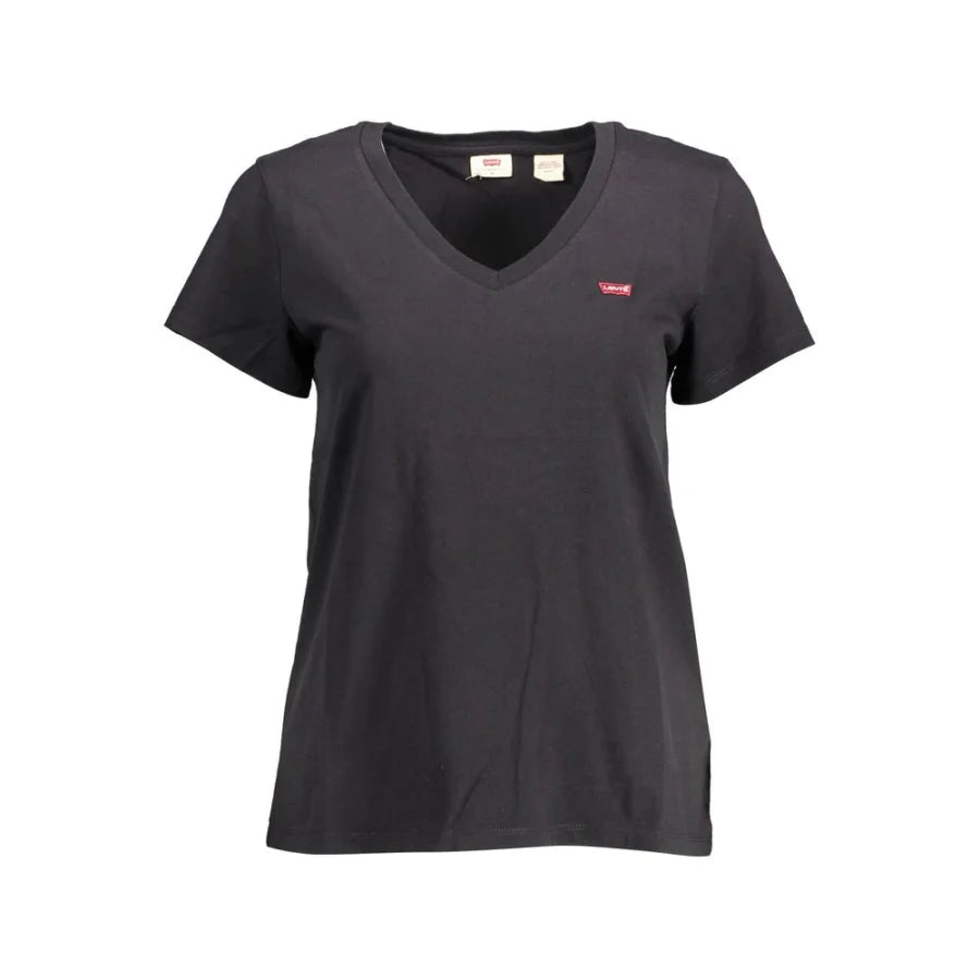 Levi’s Black Organic Cotton Women T-Shirt