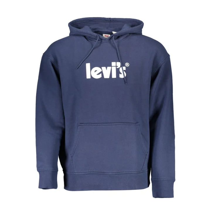 Levi’s Blue Cotton Men Sweatshirt