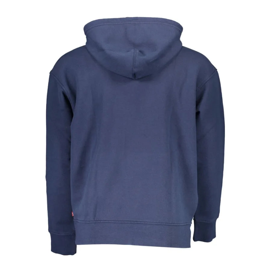 Levi’s Blue Cotton Men Sweatshirt