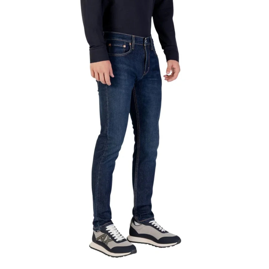 Levi’s Blue Cotton Slim Fit Jeans