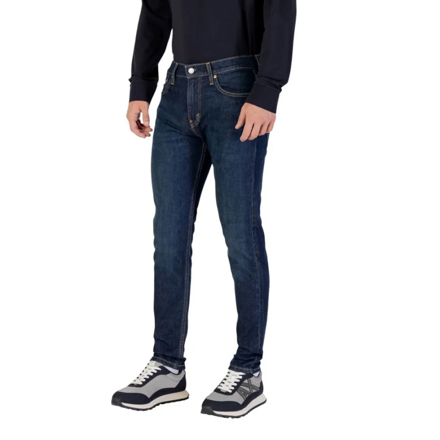 Levi’s Blue Cotton Slim Fit Jeans