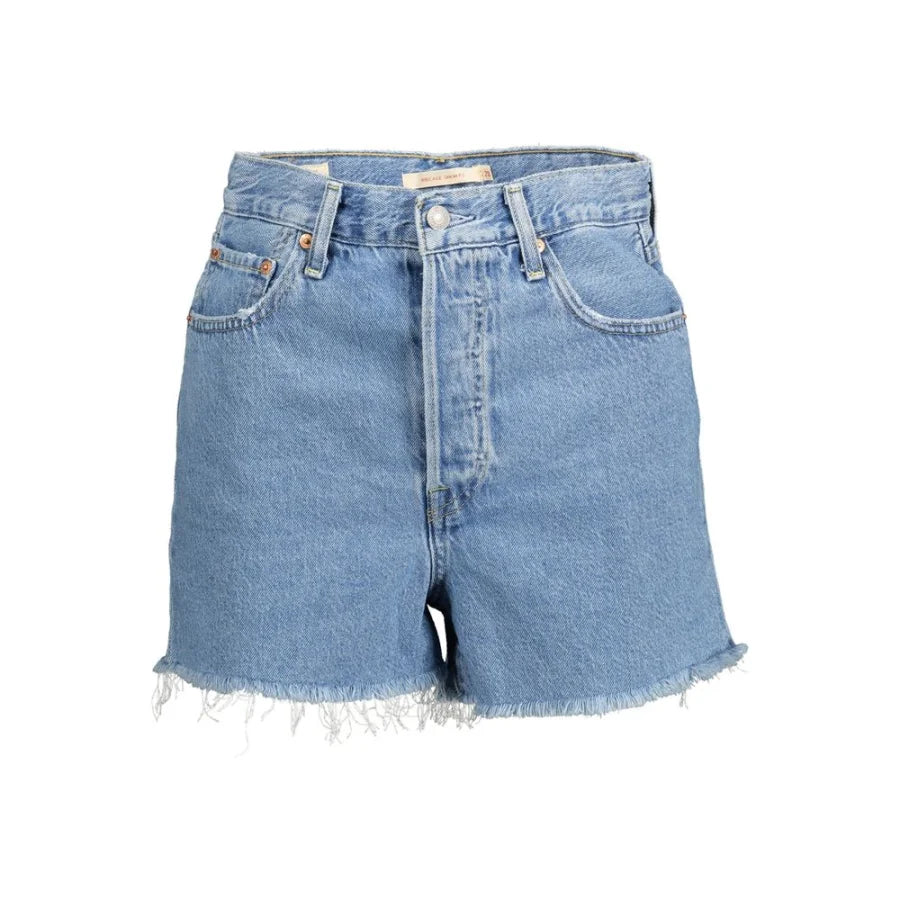 Levi’s Blue Cotton Women Shorts