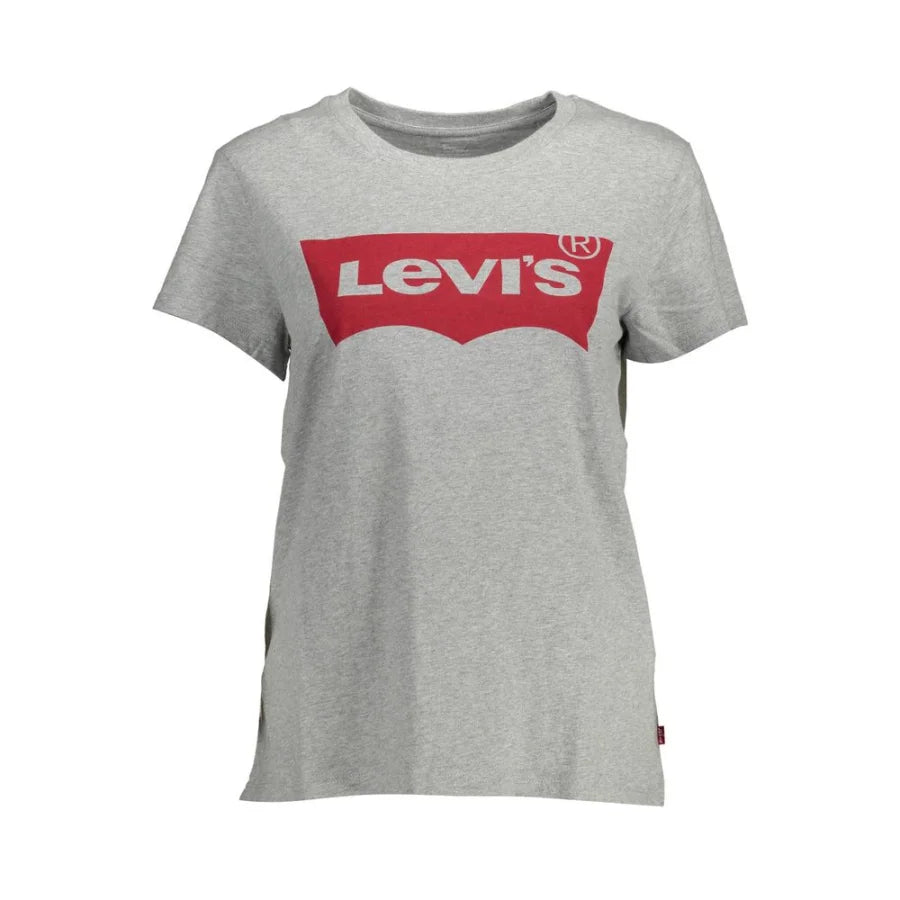 Levi’s Grigio Cotton Women T-Shirt