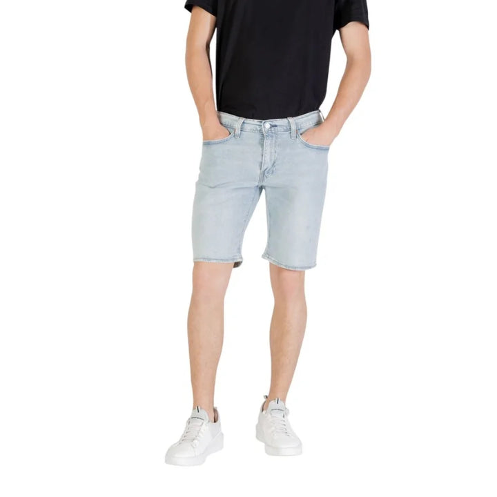 Levi’s Light Blue Cotton Bermuda Shorts