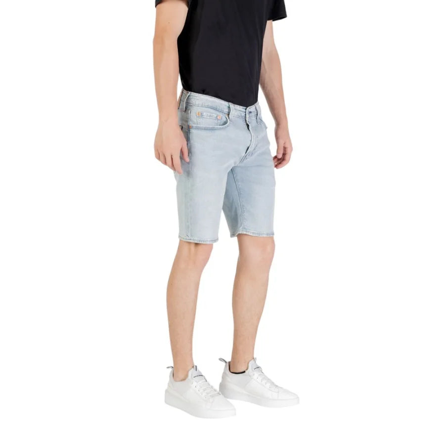 Levi’s Light Blue Cotton Bermuda Shorts