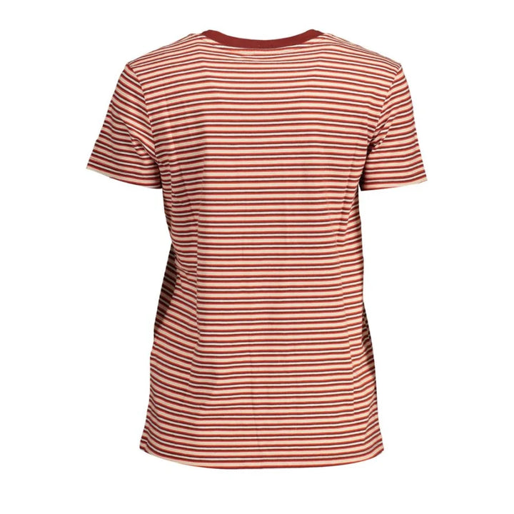 Levi’s Rosso Cotton Women T-Shirt