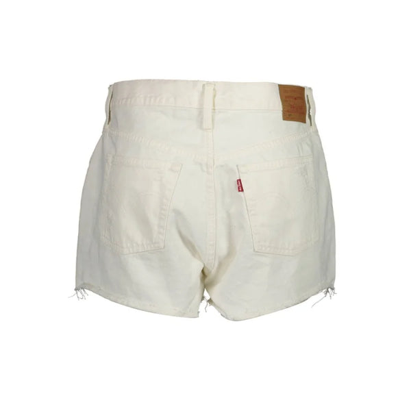 Levi’s White Cotton Women’s Shorts
