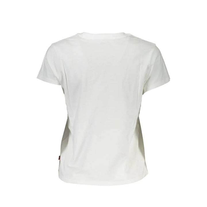 Levi’s White Cotton Women’s T-Shirt