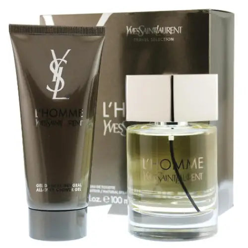 Discover L’homme Yves Saint Laurent Toilettes Spray and Shower Gel Set Men’s Gift Sets