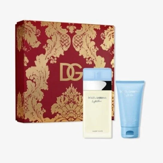 Light Blue 2 Piece Gift Set for Women by D&G 3.3 Oz Eau De Toilette Women’s Sets Dolce & Gabbana