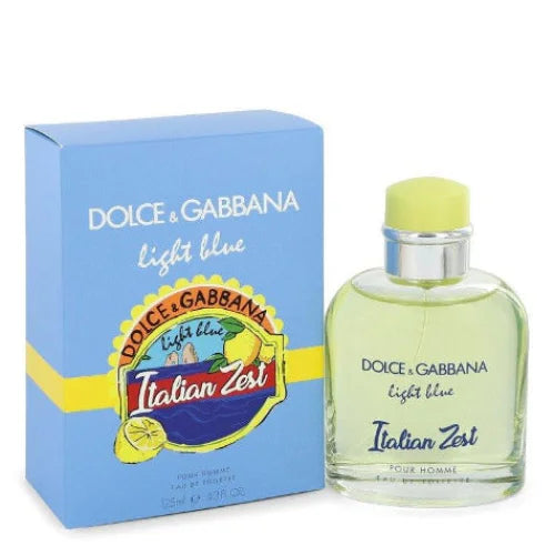 Light Blue Italian Zest Cologne for Men Fresh Bergamot and Spicy Juniper Men’s Dolce &amp; Gabbana