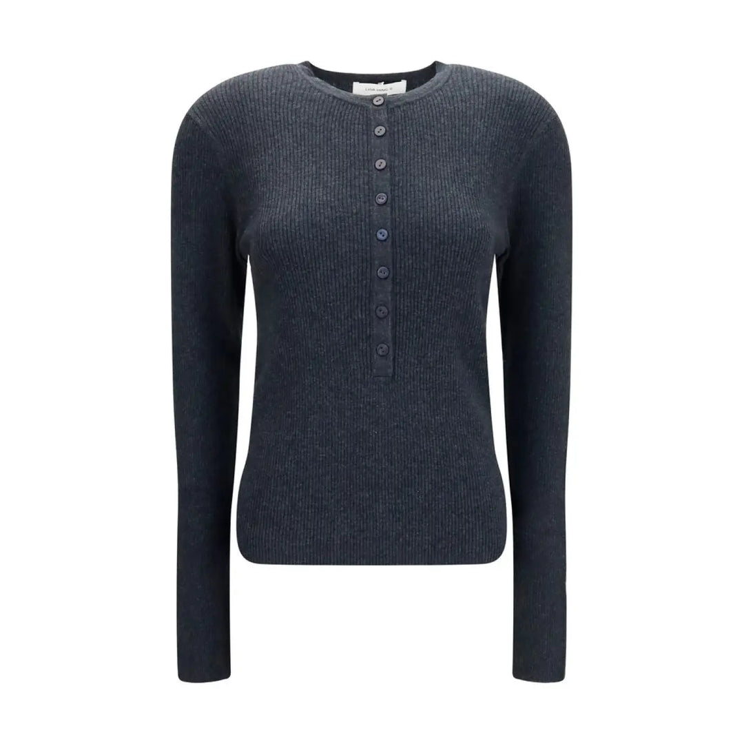 Lisa Yang Gray Cotton Sweatshirt