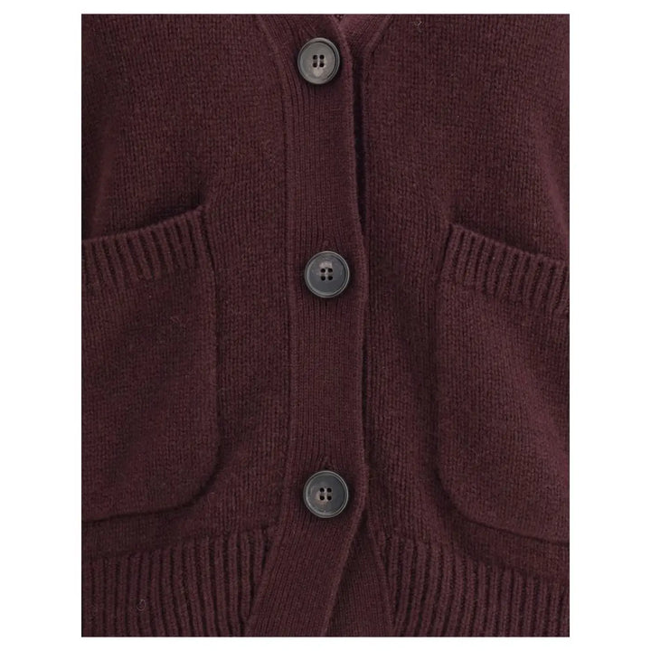 Lisa Yang Purple Cashmere Cardigan