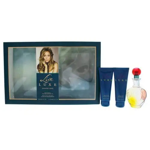 Indulge in Live Luxe Jennifer Lopez 3 Piece Gift Set for Elegance Women’s Sets