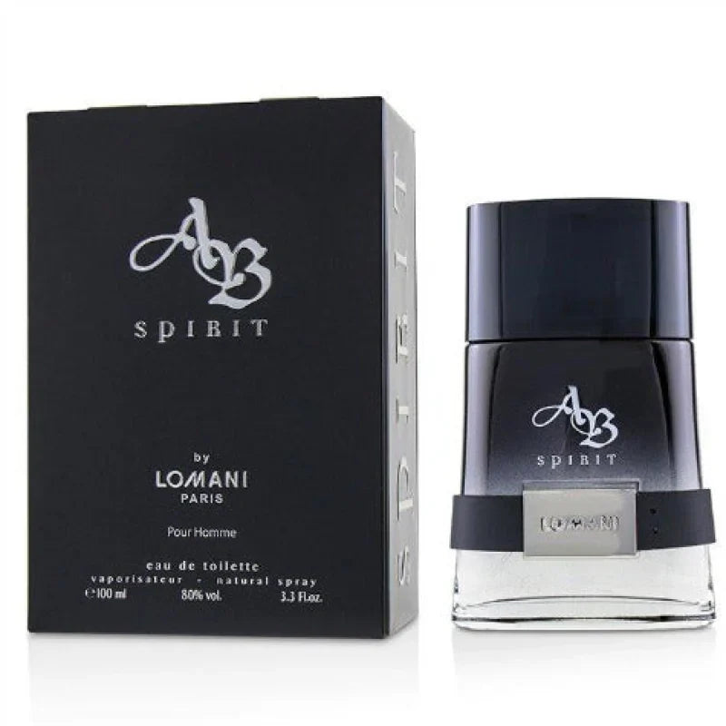 Lomani Men’s Cologne - Spirit Eau Delights With Sweet Finish Dress Sensation