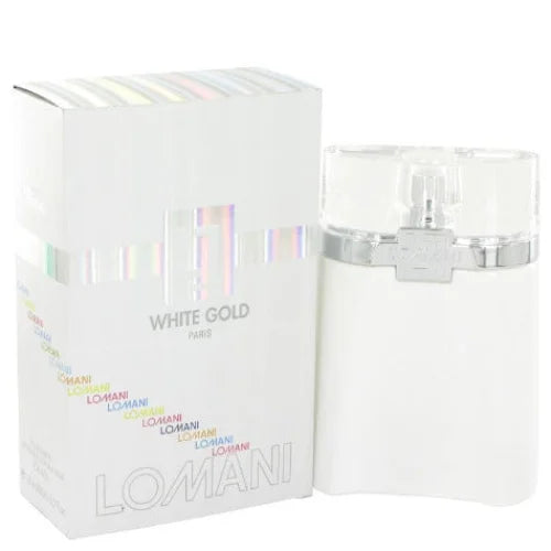 Lomani White Gold Cologne for Men Luxurious Citrus Scent Men’s