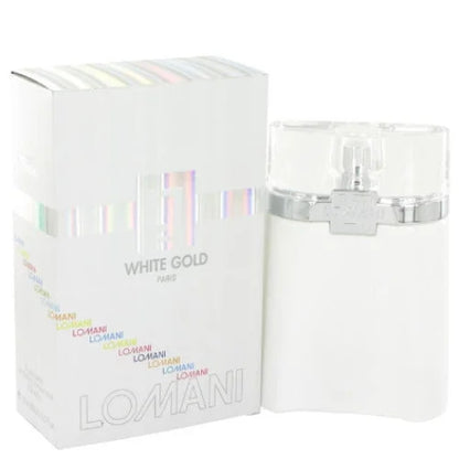 Lomani White Gold Cologne for Men Luxurious Citrus Scent Men’s