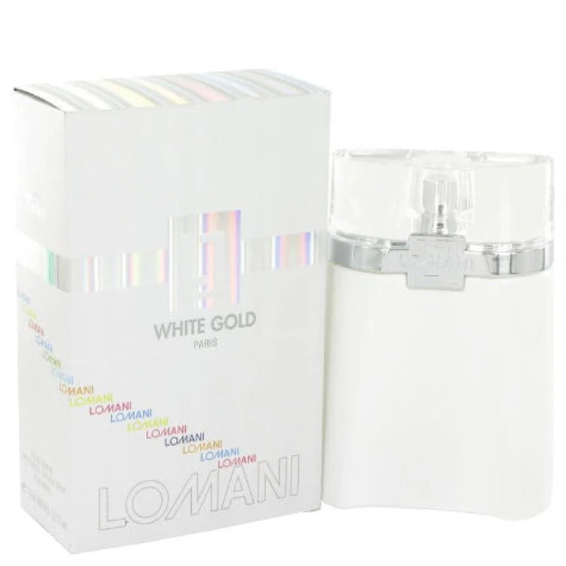 Lomani White Gold Eau Citrus Infused Confidence Fragrance Men’s Cologne