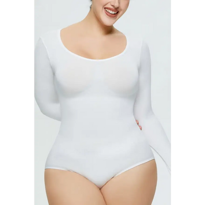 Long Sleeve Shaping Bodysuit for Effortless Confidence Clothing Tops Trendsi