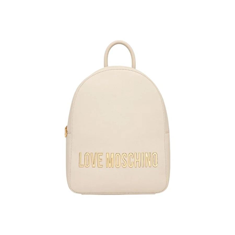 Love Moschino Beige Polyethylene Backpack