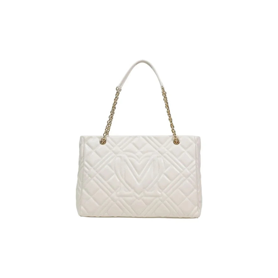 Love Moschino Beige Polyethylene Handbag