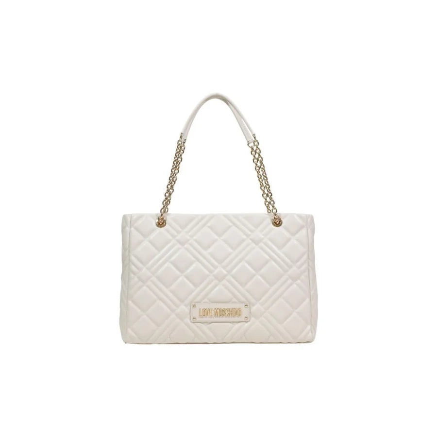 Love Moschino Beige Polyethylene Handbag