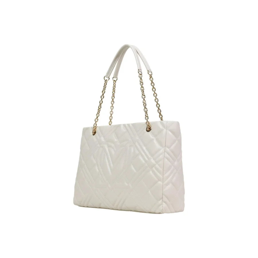 Love Moschino Beige Polyethylene Handbag