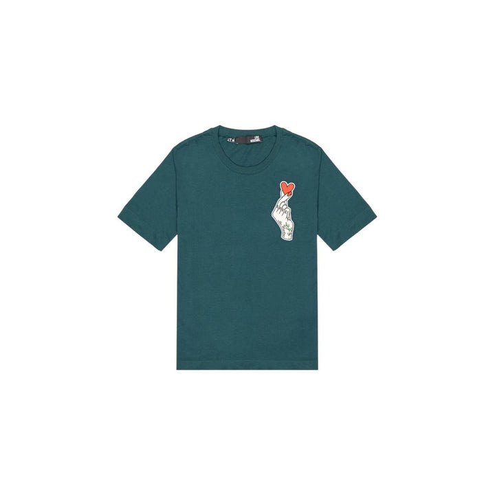 Love Moschino - Black Cotton T-Shirt