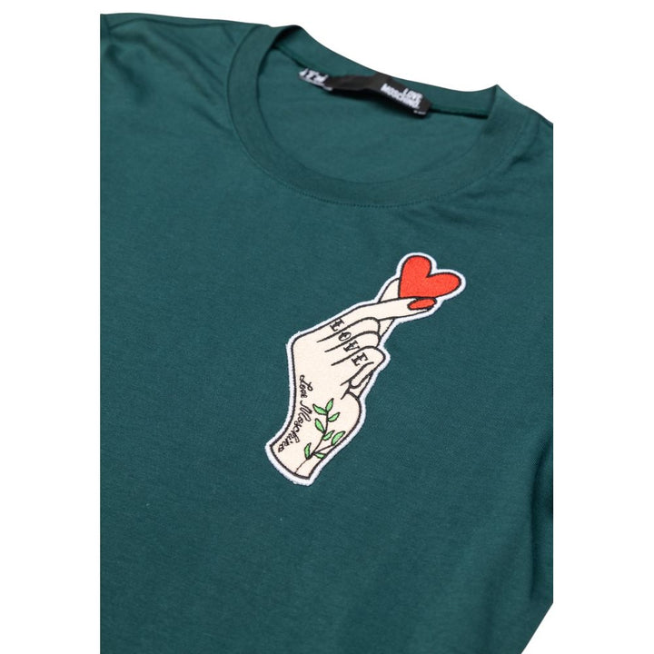 Love Moschino - Black Cotton T-Shirt