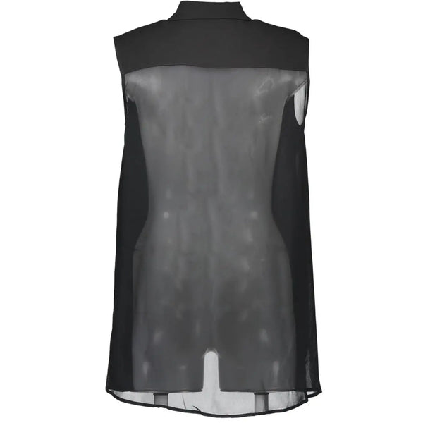 Love Moschino Black Viscose Women’s Shirt