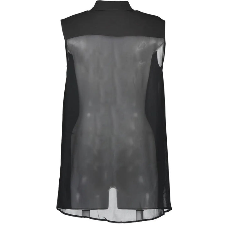 Love Moschino Black Viscose Women’s Shirt