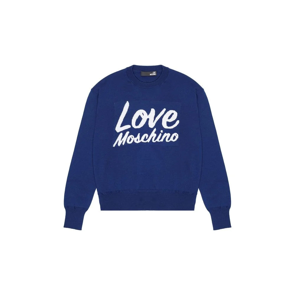 Love Moschino Blue Sweater Model LOVMAGDAAF1ST0709045 for Women