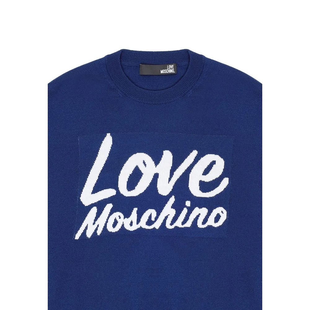 Love Moschino Blue Sweater Model LOVMAGDAAF1ST0709045 for Women