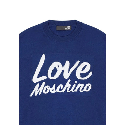 Love Moschino Blue Sweater Model LOVMAGDAAF1ST0709045 for Women