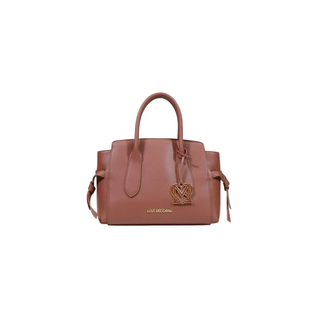 Love Moschino Brown Polyethylene Handbag