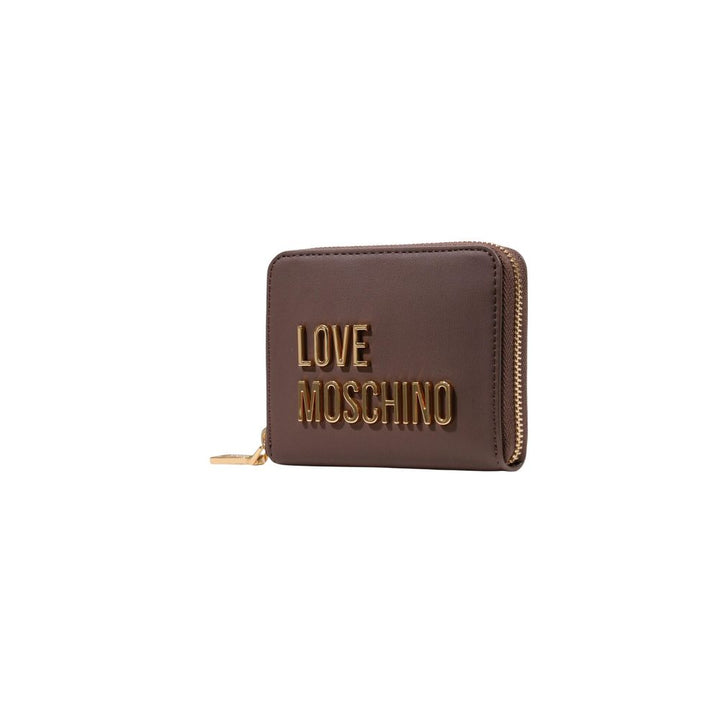 Love Moschino Brown Polyethylene Wallet
