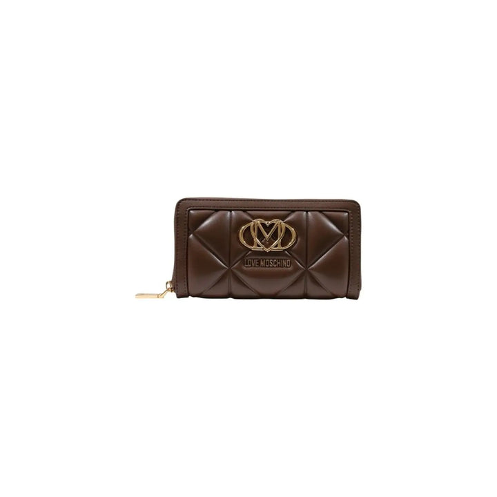 Love Moschino Brown Polyethylene Wallet