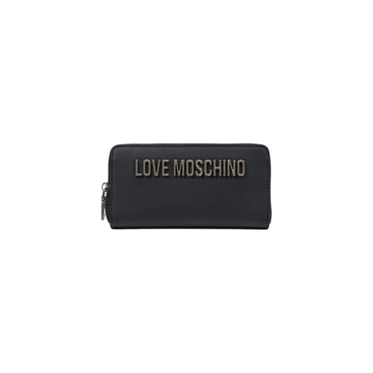 Love Moschino JC5611PP1M Large Womens Wallet in Elegant Gray Polyethylene