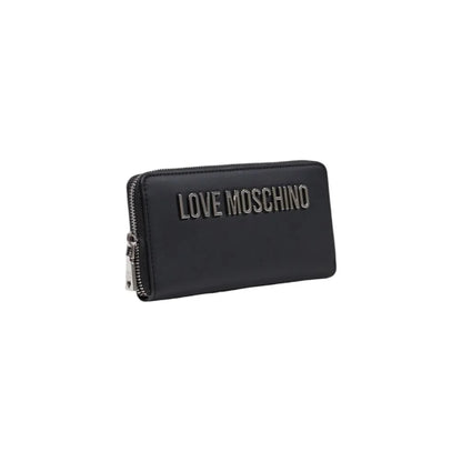 Love Moschino JC5611PP1M Large Womens Wallet in Elegant Gray Polyethylene