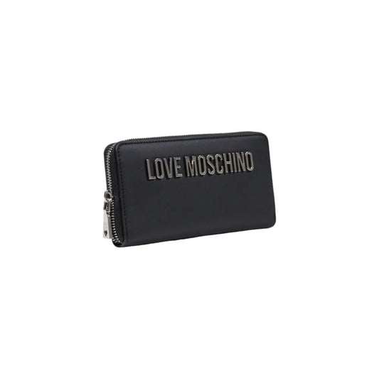 Love Moschino JC5611PP1M Large Womens Wallet in Elegant Gray Polyethylene