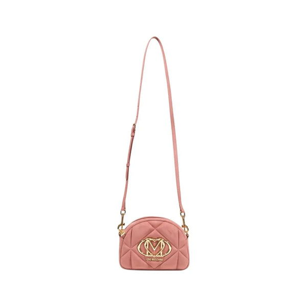 Love Moschino - Pink Suede Leather Handbag