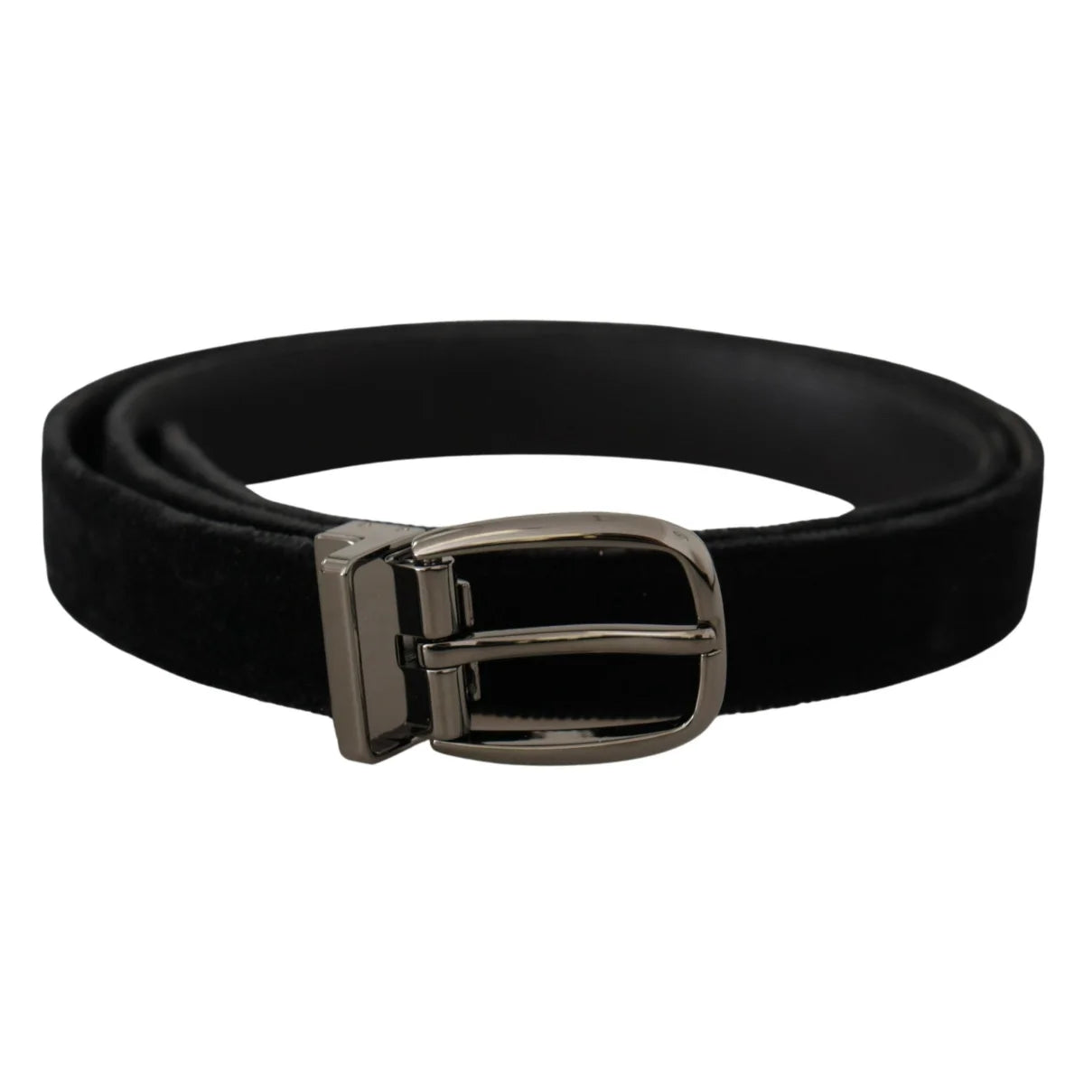 Luxurious Dolce Gabbana Velvet Belt With Iconic Buckle &