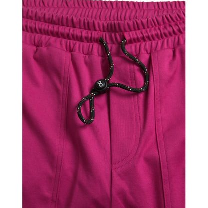 Luxury Dolce Gabbana Cotton Jogger Pants Authentic Style &